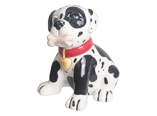 Bisque Big Puppy Love Bank (Case of 2)