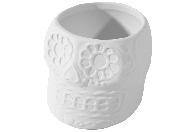 Bisque Day Of The Dead Planter (Case of 6)