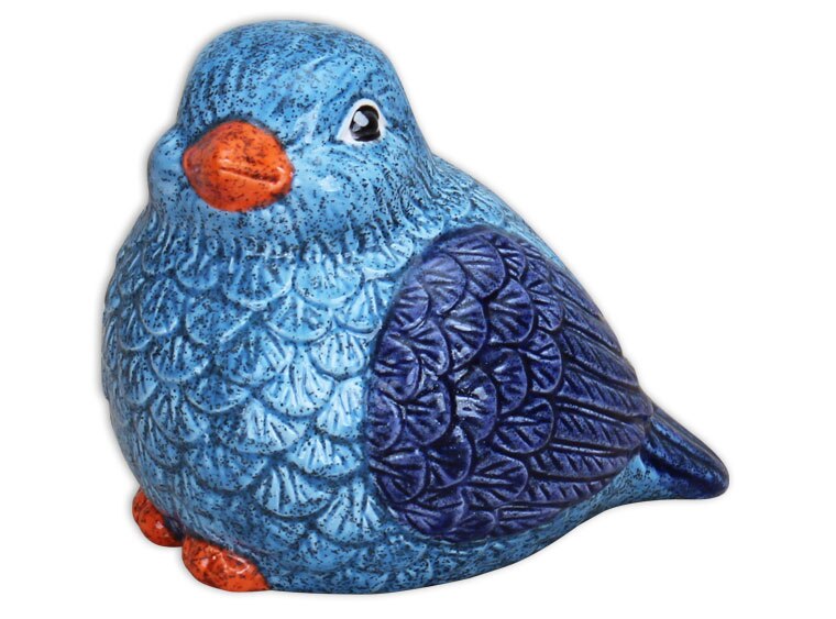 Bisque Plump Bird (Case of 4)
