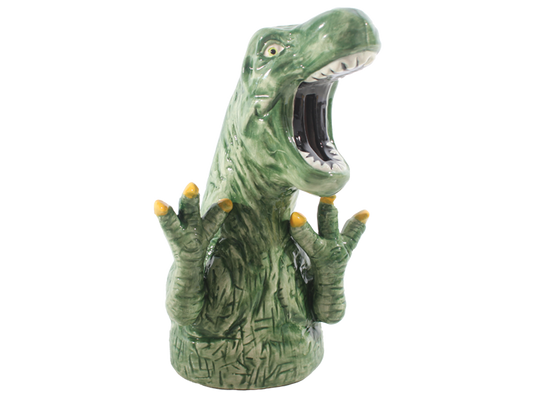 Bisque Hungry T-Rex Bank (Case of 4)