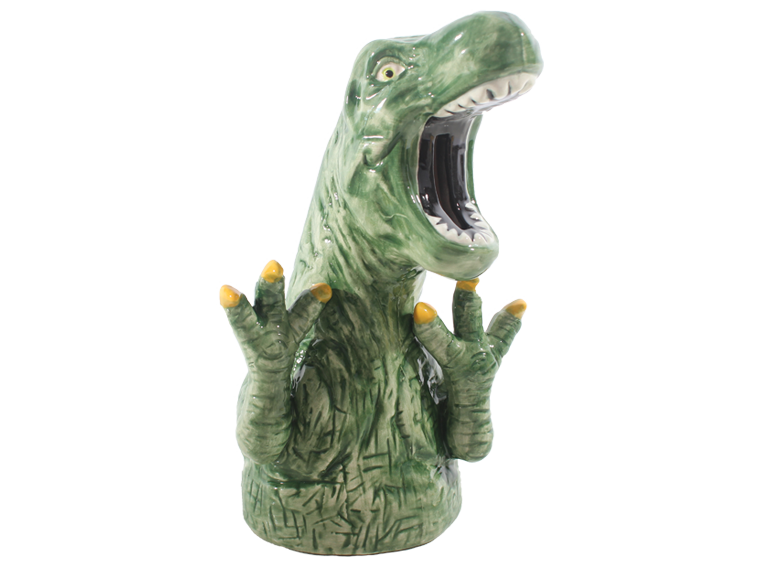 Bisque Hungry T-Rex Bank (Case of 4)