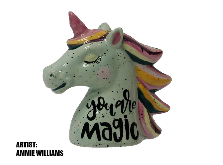 Bisque Unicorn Bank (Case of 6)