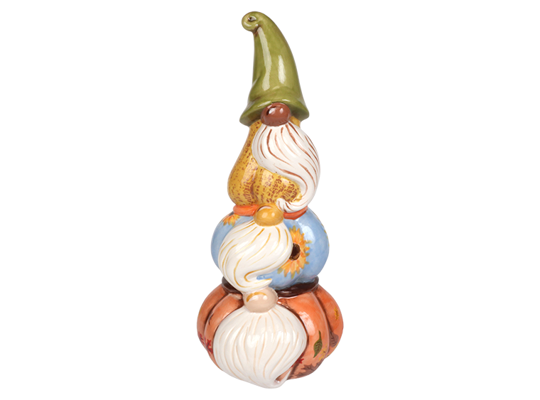 Bisque Stacked Pump-Gnomes (Case of 1)