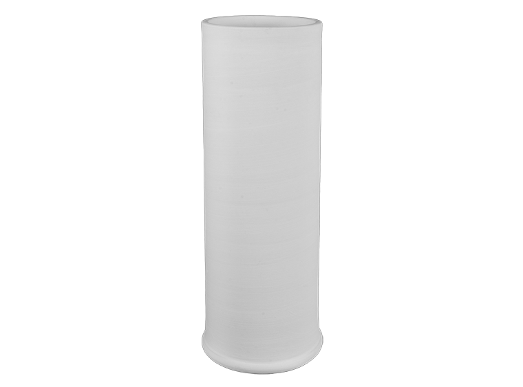 Bisque Forma De Tubo Vase (Case of 1)