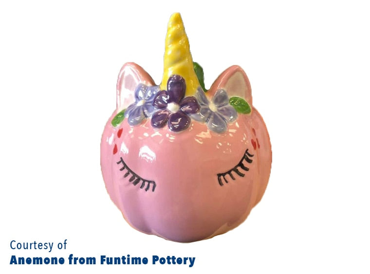 Bisque Unicorn Pumpkin (Case of 6)