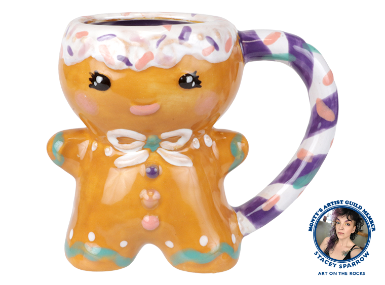 Bisque Gingerbread Mug (Case of 6)