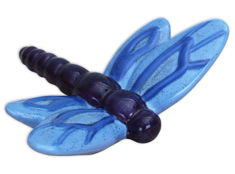 Bisque Flying Dragonfly Plaque (Case of 6)