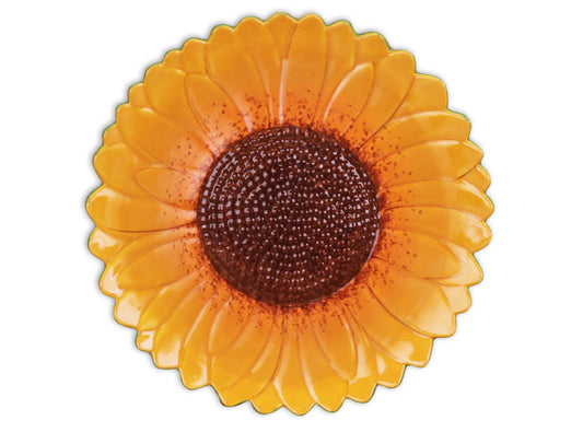 Bisque Large Sunflower Plate (Case of 6)