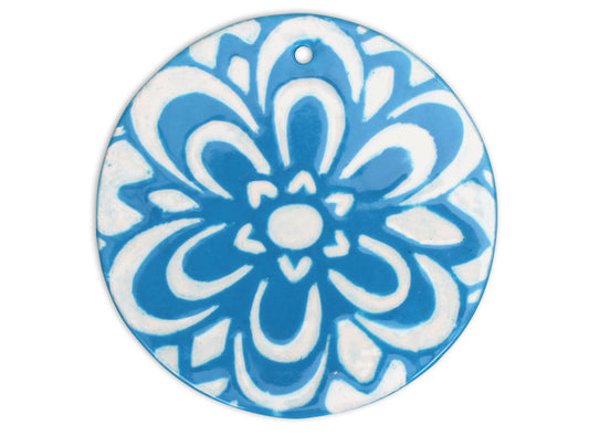 Bisque 3.75" Round Tile Plaque (Case of 12)