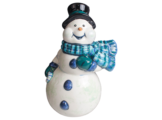 Bisque Jolly Snowman (Case of 8)