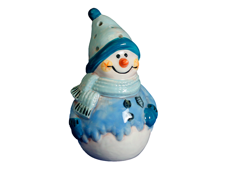 Bisque Lighted Frosty (Case of 4)