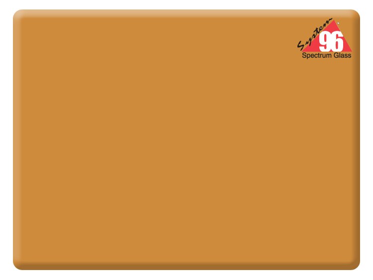 Medium Amber Glass Transparent Blank (Case of 1)