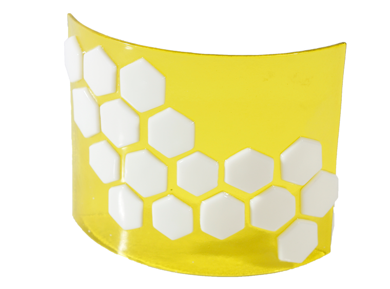 Yellow Glass Transparent Blank (Case of 1)