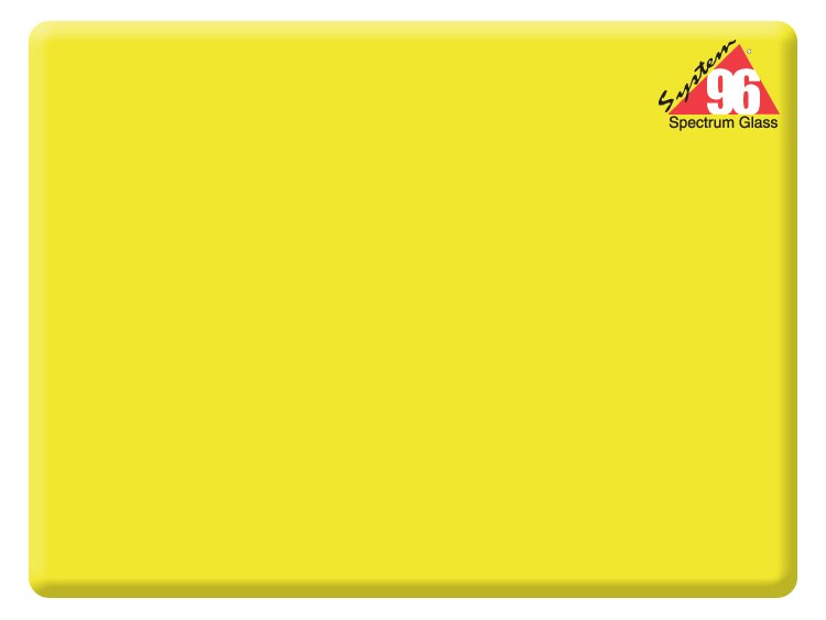12" X 24" Yellow Opalescent (Case of 1)
