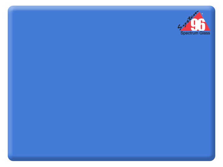 12" X 24" Deep Aqua Transparent (Case of 1)