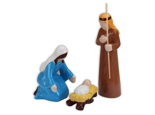 Bisque Contemporary Nativity Set (Case of 4)