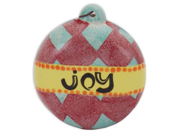 Bisque Button Ornament (Case of 10)
