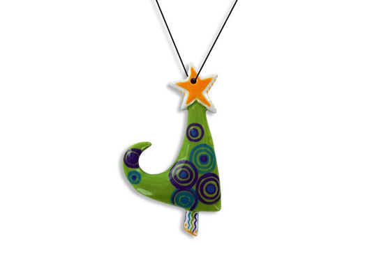 Bisque Whimsy Tree Ornament (Case of 12)