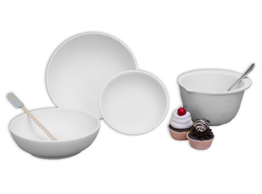 Bisque Mixing Bowl Medium (Case of 6)
