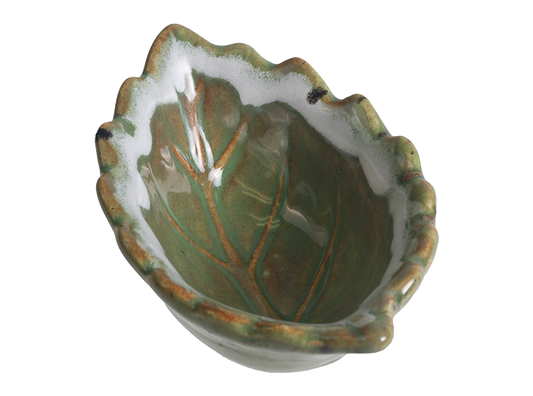 Bisque Leaf Sauce Bowl (Case of 12)