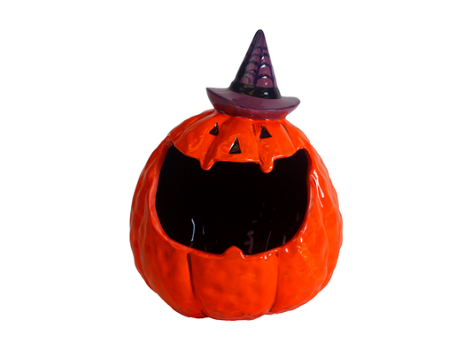 Bisque Pumpkin Candy Dish (Case of 1)