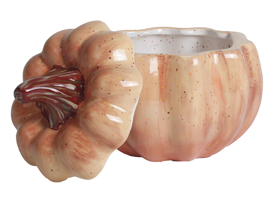 Bisque Pumpkin Container (Case of 4)