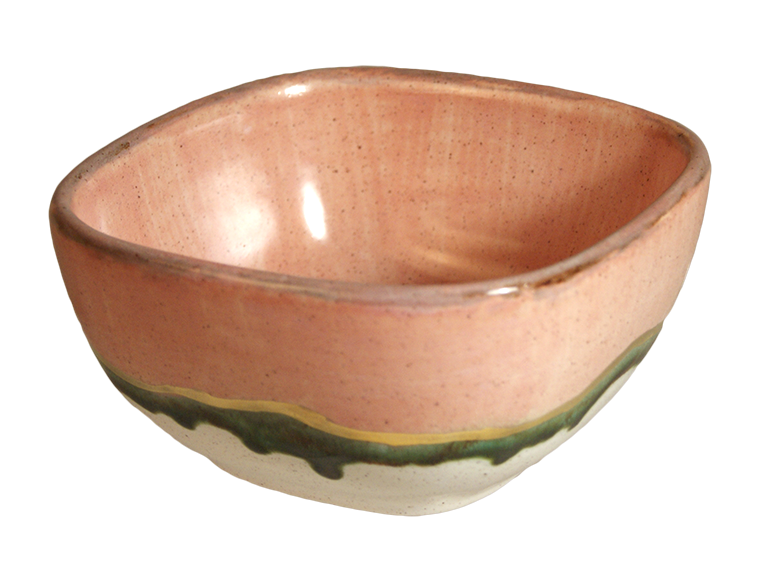 Bisque Square Bowl (Case of 6)