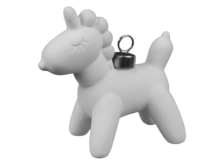 Bisque Balloonicorn Ornament (Case of 8)