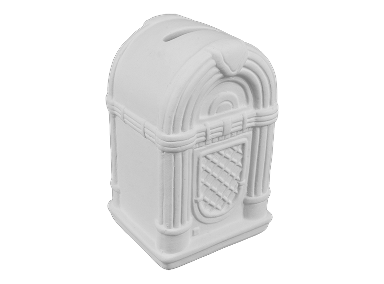Bisque Jukebox Bank (Case of 6)