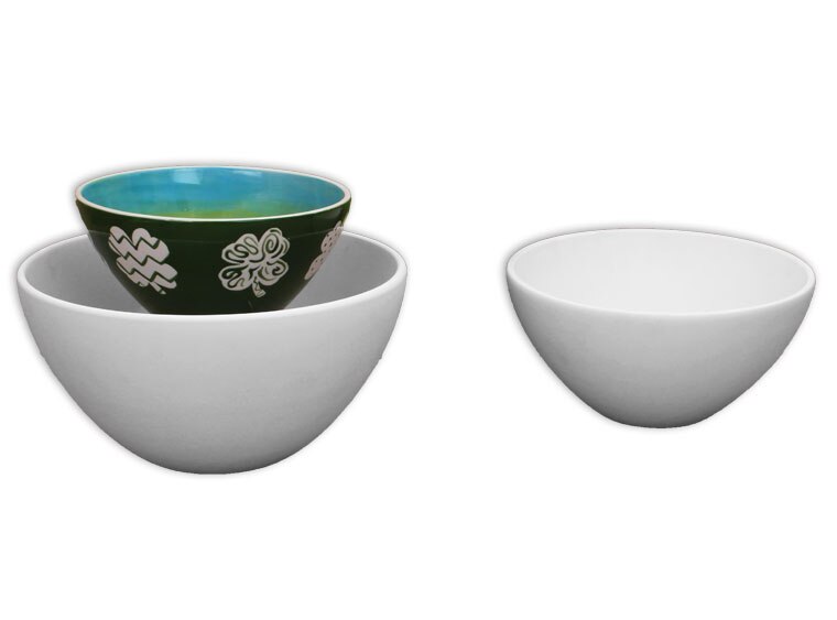 Bisque Contemporary Bowl Grande (Case of 3)