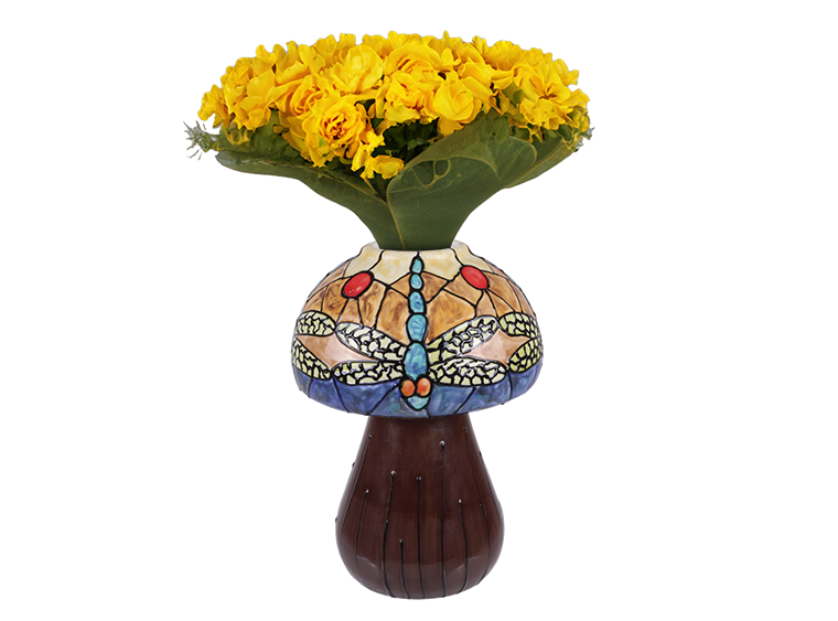 Bisque Mariana Mushroom Vase (Case of 4)