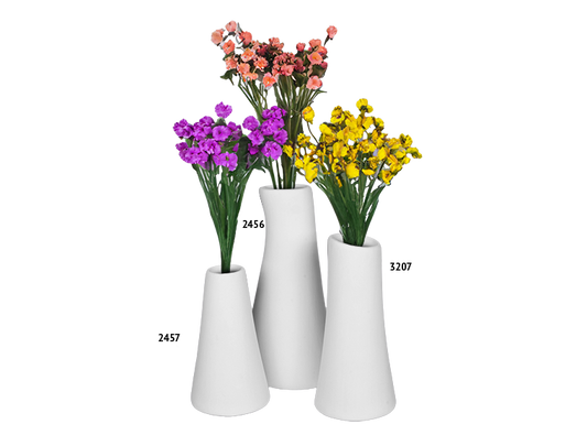 Bisque Organic Bud Vase 3 (Case of 6)