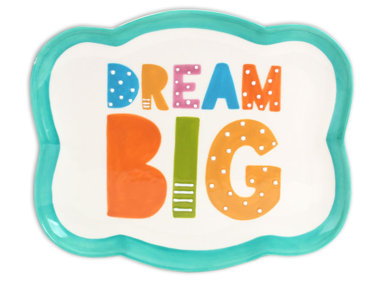 Bisque Little Bubble Plate (Case of 8)