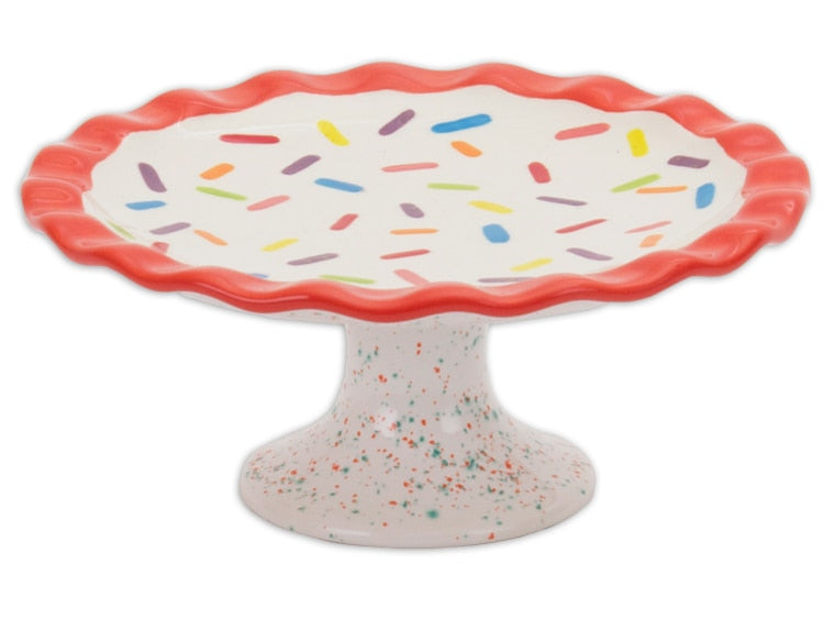 Bisque Ruffled Cupcake Stand (Case of 4)
