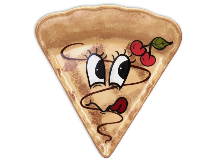 Bisque Pizza Slice Dish (Case of 6)