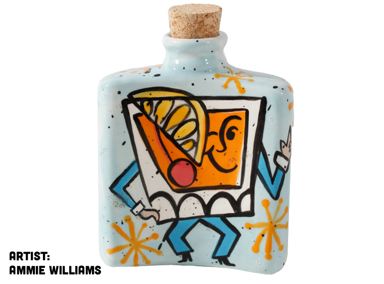Bisque Flask (Case of 12)