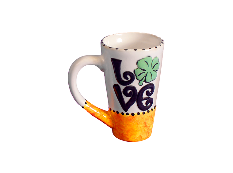 Bisque Lucky Love Mug (Case of 6)