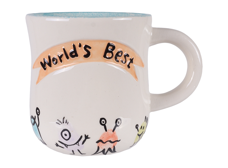 Bisque World's Best Mug (Case of 6)