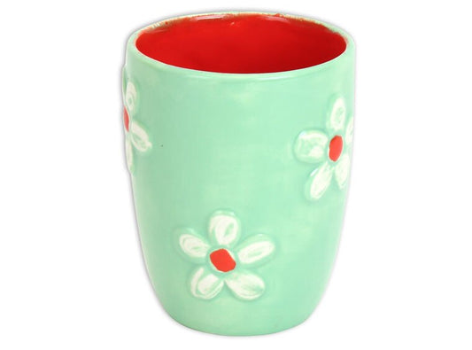 Bisque Flower Cup (Case of 12)