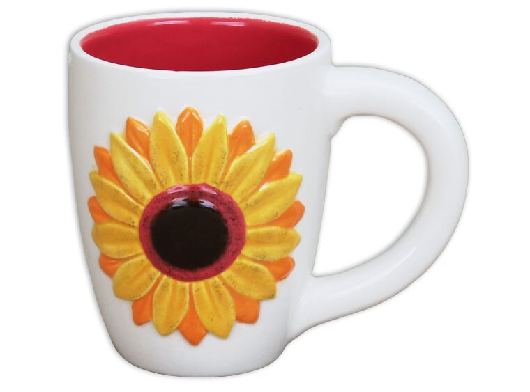 Bisque Sunflower Mug (Case of 6)
