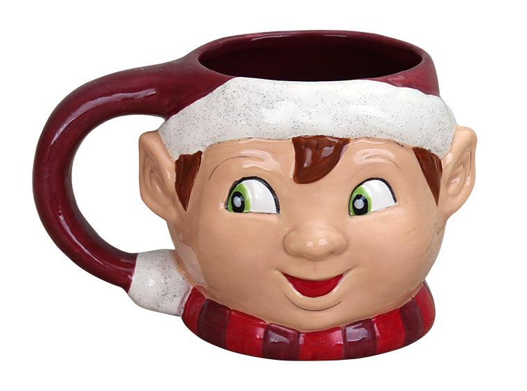 Bisque Vintage Elf Mug (Case of 4)