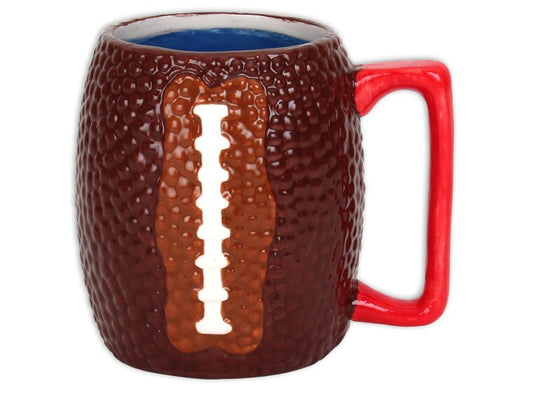 Bisque Football Mug (Case of 6)