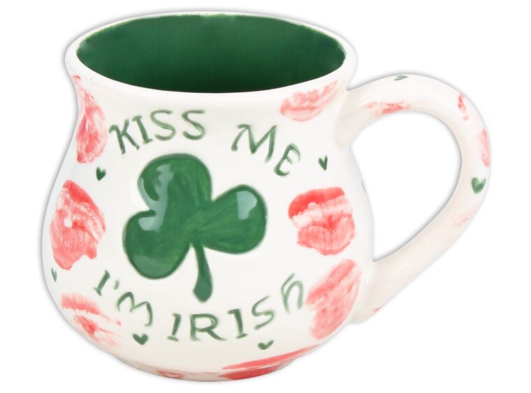 Bisque Kiss Me I'm Irish Mug (Case of 4)