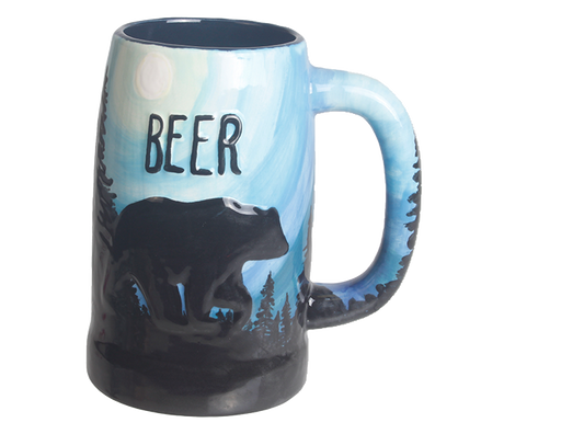 Bisque Bear Stein (Case of 4)