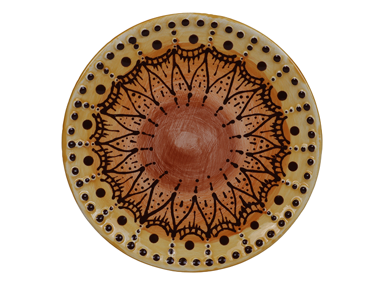 Bisque Bulbous Bread Plate (Case of 6)