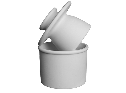 Bisque French Butter Crock (Case of 4)