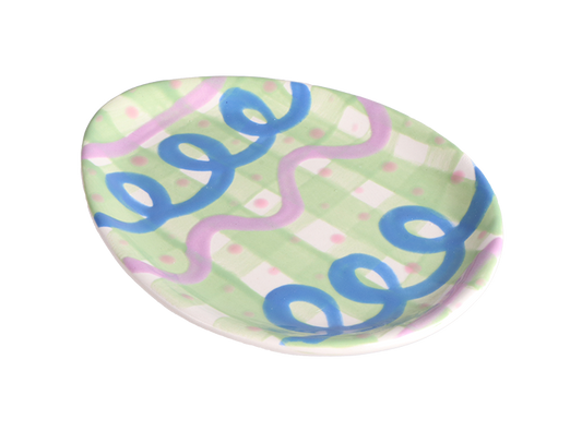 Bisque Small Egg Plate (Case of 8)