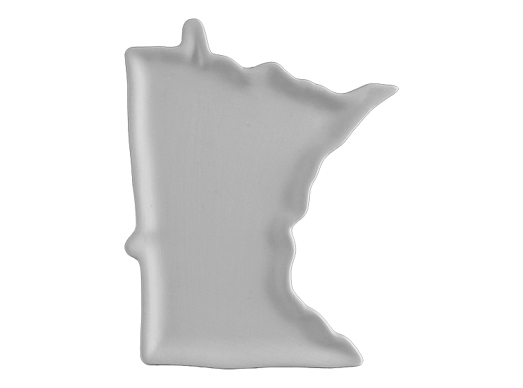 Bisque Minnesota Plate (Case of 8)