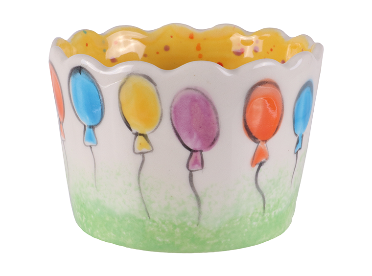 Bisque Curvy Sundae Bowl (Case of 12)