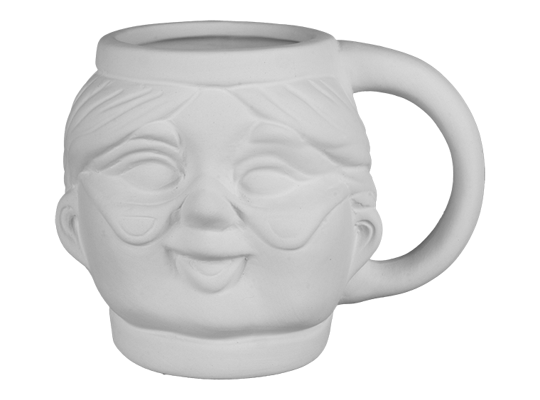 Bisque Vintage Mrs. Claus Mug (Case of 4)